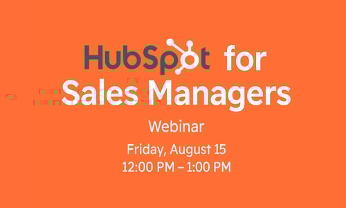 HubSpot for Sales Managers